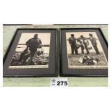 2 HUNTING PICTURES. 14 x 18"