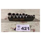 3/8 DRIVE SNAP ON, CRAFTSMAN SOCKETS,DEEP WELL