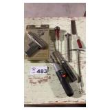 GLUE GUN, PICK, MISC TOOLS