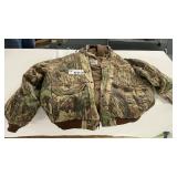 HOODED INSULATED COAT, SIZE XL