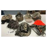 CAMO HATS AND GLOVES