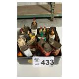 BOX OF MACHINE OILS