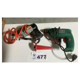 2 ELECTRIC DRILLS