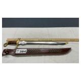 SWORD WITH SCABBARD