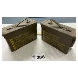 2 AMMO BOXES,