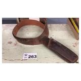 GUN BELT W HOLSTER