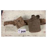 MILITARY POUCH, CANTEEN, BELT