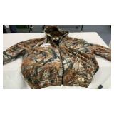 CAMO HOODED SWEATSHIRT