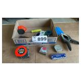 TAPE MEASURES, KOBALT KNIFE, TEFLON TAPE