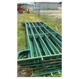 10 CORRAL GATES, 12 FEET LONG, 5 FEET TALL