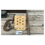 WHEEL CHOCK, HOOK,CLAMP, JACKHAMMER POINT