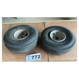 2 DOLLEY WHEELS