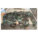 2 BDU PANTS, 1 SHIRT