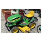 JOHN DEERE LA 150 GARDEN TRACTOR, 54 INCH DECK,