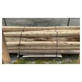 5 INCH WHITE CEDAR POSTS, 8 FEET LONG