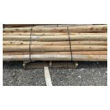 4 INCH WHITE CEDAR POSTS, 8 FEET LONG