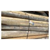4 INCH WHITE CEDAR POSTS, 8 FEET LONG