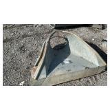 3 CULVERT HORNS, 12-14 INCH, GALVANIZED