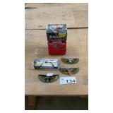 EAR PLUGS, SUN GLASSES