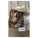 HOOKS, CHALK LINE, STRAPPING, HARDWARE