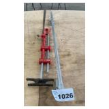 ALUMINUM GRAB BAR, STEERING WHEEL LOCK
