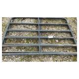 2  PIPE GATES, 6 FEET LONG