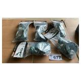 5 OUTDOOR FLOODLIGHT HOLDERS