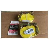 2 RATCHET STRAPS, 2 INCH,