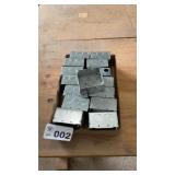 4 IN SQUARE METAL ELECTRICAL BOXES, 15