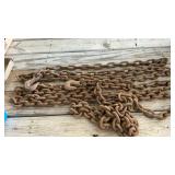 24 FOOT CHAIN W 2 HOOKS