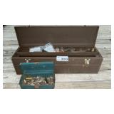 2 METAL TOOLBOXES W CONTENTS