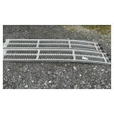 PAIR ALUMINUM RAMPS, 7 FEET LONG, 12 INCHES WIDE
