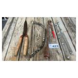 SHEARS, SAW, NIPPERS, TURN BUCKLES