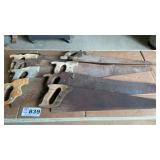 9 HAND SAWS