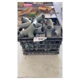 CRATE OF PVC FITTINGS