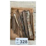 VARIOUS CHISELS AND PUNCHES