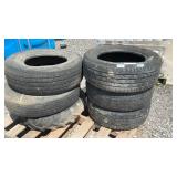 6 USED TIRES