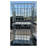 2 CHEMICAL TOTE CAGES