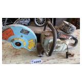 TARGET GAS POWERED CONCRETE SAW, OPERATION UNKNOWN