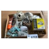 WOOD FILLER, TRAILER BALL, LIGHT FIXTURE, OTHER