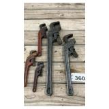 ASSORTED CRESCENT WRENCHES