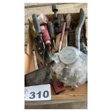 PIPE CUTTERS, LEVEL, WIRE. RUSHES, NIPPERS,
