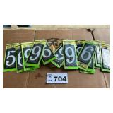 ALUMINUM HOUSE NUMBERS