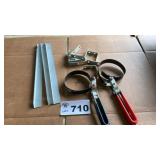 METAL BRACKETS,OIL FILTER WRENCHES