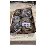 7, 2 INCH STRAPS FOR TRAILER RAILS