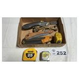 KNIVES, MEASURING TAPES, TORCH HEAD