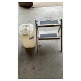 STEP STOOL, WAGER JUG