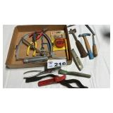HAMMERS, UTILITY KNIFE, BARS , CUTTERS, MISC