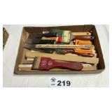 PUTTY KNIVES, PAINT STICKS, PAINT BRUSHES