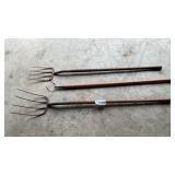 2 HAY FORKS, PITCHFORK